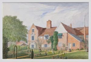 DAVY Henry 1793-1865,The Red House,1858,Reeman Dansie GB 2017-09-26