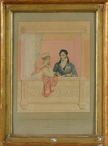 DAWE George 1781-1829,La princesse Charlotte et le prince Léopold de Sax,VanDerKindere BE 2020-10-07