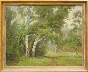 DAWES Edwin M 1872-1945,Footpath through a Summer Landscape,1913,Clars Auction Gallery US 2010-08-08