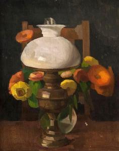 dawnay Denys 1921-1983,Lamp and Flowers,Dreweatts GB 2013-12-02
