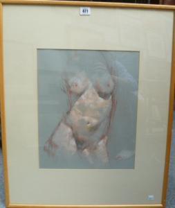 DAWNAY George 1970,Nude study of a female torso,Bellmans Fine Art Auctioneers GB 2011-09-06
