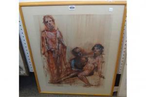DAWNAY George 1970,Standing figures,Bellmans Fine Art Auctioneers GB 2015-03-18