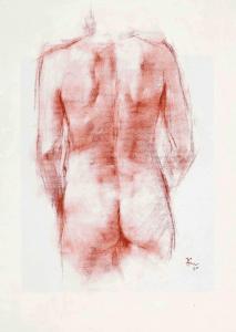 DAWNAY George 1970,Study of a nude back,Christie's GB 2011-09-20