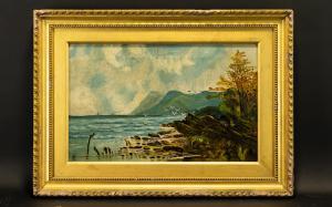 DAWSON Alfred 1858-1922,A coastal landscape in calm conditions,1906,Gerrards GB 2019-04-11