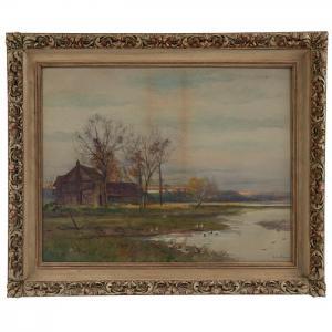 DAWSON Arthur 1858-1922,Landscape,Treadway US 2017-04-27