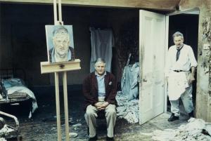 DAWSON David 1960,Hockney in Freud's Studio,2002,Phillips, De Pury & Luxembourg US 2022-09-21