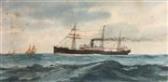 DAWSON Frederick 1894-1919,The Steamer,Theodore Bruce AU 2017-01-29
