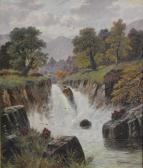 DAWSON G 1800-1800,Landscapes with waterfalls,Gilding's GB 2020-07-14