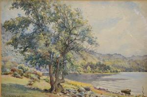 DAWSON J Y,Trees by a lakeside,1922,Mallams GB 2015-09-21