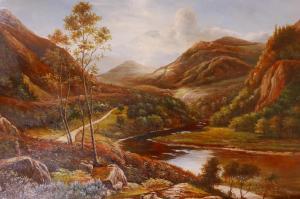 DAWSON,Lake District naive landscape,Crow's Auction Gallery GB 2019-07-31