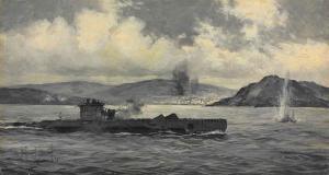 DAWSON Montague 1890-1973,The Submarine War against Italy in the Tyrrhenian ,Christie's 2014-04-28