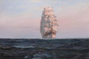 DAWSON Montague,"The wings of evening": A windjammer coasting alon,1970,Christie's 2007-10-31