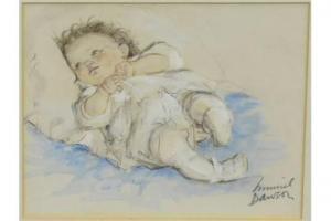 DAWSON Muriel 1897-1974,Study of a Baby,Gilding's GB 2015-09-29