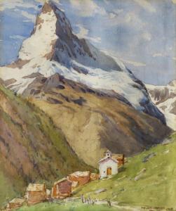 DAWSON Nelson Ethelred 1859-1941,The Matterhorn,1908,Rosebery's GB 2018-09-26