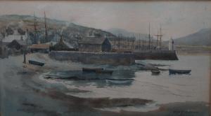 DAWSON R.B 1900-1900,Coastal Harbour Scene,Cuttlestones GB 2016-05-13