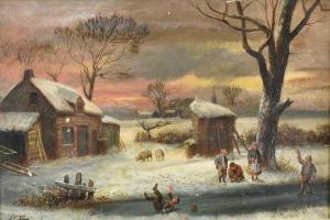 DAWSON Septamus 1851-1914,Winter Landscape,Reeman Dansie GB 2024-02-13