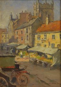 DAY William Cave 1862-1924,Market day, believed to be Richmond,Sworders GB 2024-04-09