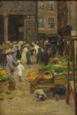 DAY William Cave 1862-1924,Whitby, Old Market,Sworders GB 2024-04-09