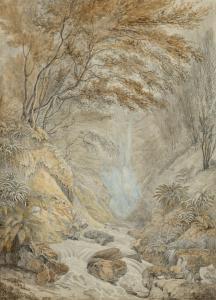 DAY William 1764-1807,Old Roar Waterfall, near Hastings, Sussex,1792,Christie's GB 2023-12-08