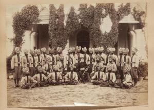 DAYAL Lala Deen, Raja,A Detachment of the 23rd Bhopal Battalion (includi,1886,Bonhams 2021-05-27