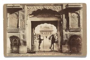 DAYAL Lala Deen, Raja 1844-1910,The Golden Temple viewed through the Darshani Deo,1880–1885,Bonhams 2021-05-27