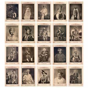 DAYAL Lala Deen, Raja 1844-1910,Untitled (Deendayal\‘s Princely Rulers),Saffronart India 2023-12-13