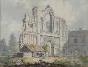 DAYES Edward 1763-1804,Castle Priory, Norfolk,Bellmans Fine Art Auctioneers GB 2023-03-28