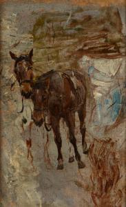 De ALBERTIS Sebastiano 1828-1897,Studio di cavalli,Finarte IT 2024-03-27