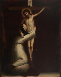 de ALCIBAR José,Saint Catherine of Siena in embrace of Christ Cruc,1796,La Suite 2021-06-08
