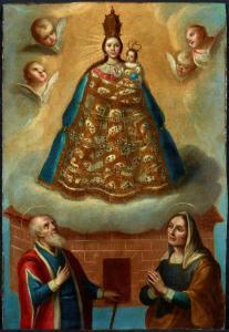 de ALCIBAR José 1725-1803,Virgen de Loreto con San Joaquín y Santa Ana,1780,Alcala ES 2020-12-22