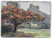 DE ALMEIDA JOSE MARIA 1906-1995,Brazilian trees in Rio,1942,Dickins GB 2017-10-06