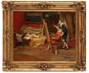 DE ANDREIS Alex 1871-1939,La modella nello studio del pittore,Wannenes Art Auctions IT 2024-03-05