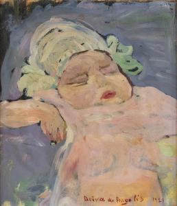 de ANGELIS Deiva 1885-1925,Bambina che dorme,1921,Bertolami Fine Arts IT 2021-02-26