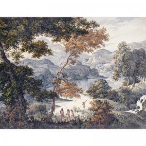 de ARAUJO PORTO ALEGRE Manuel 1806-1879,river landscape with indians,Sotheby's GB 2004-01-22