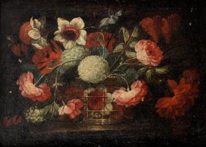 de ARELLANO José 1695-1715,A still life of roses, poppies, chrysanthemums and,Bonhams GB 2018-07-04