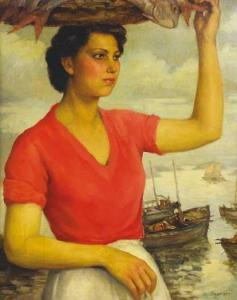 de AZPIROZ Manuel 1903-1953,Pescadora,Subarna ES 2010-09-28