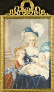 de BALLEROY Albert 1828-1873,Maria Antonietta e i suoi figli,Capitolium Art Casa d'Aste 2008-10-17