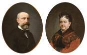 de BARROETA Y ANGUISOLEA Juan 1835-1906,Retratos de Don San Gil y su esposa Doñ,Subastas Bilbao XXI 2008-12-16