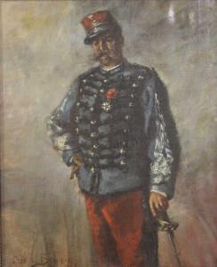 de BAST Jean 1883,Portrait de général à l'épée,1957,Ruellan FR 2016-04-23