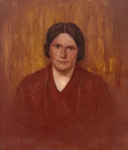 DE BEAUCLAIR alexander wilhelm 1877-1962,Portrait einer Dame,1910,Zeller DE 2009-09-17