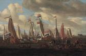 DE BEER I 1750-1777,Tsar Peter the Great viewing the mock sea battle h,1776,Christie's GB 2011-12-07
