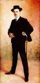 de BERGEVIN Edouard 1861-1925,portrait d'andré thibault,1905,Tradart Deauville FR 2006-08-17