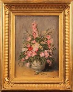 de BEUL Alphonse 1800-1900,Fleurs,Osenat FR 2009-04-26