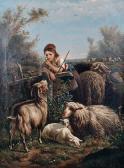 de BEUL Henri 1845-1900,The wistful shepherdess,1872,Bonhams GB 2008-10-07