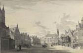 de BEYER Jan 1703-1785,A view of the Grote Markt, Haarlem,1746,Christie's GB 2001-09-26
