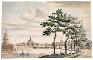 de BEYER Jan 1703-1785,View of the Weesperpoort, Amsterdam,Sotheby's GB 2023-01-25