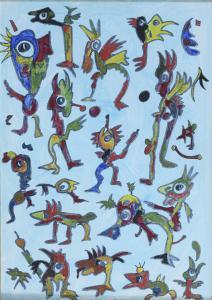 DE BLANCK Dario 1945-2013,Composizione di forme,Babuino IT 2024-10-03