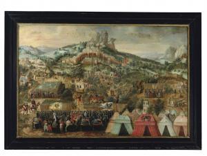 de BLES Herri Met 1485-1560,A siege at Thérouanne, with an army led by Charles,Christie's 2009-12-08