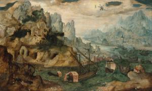 de BLES Herri Met 1485-1560,Saint John the Evangelist on Patmos,Christie's GB 2023-01-25