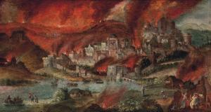de BLES Herri Met 1485-1560,Sodom and Gomorrah,Christie's GB 2013-07-05